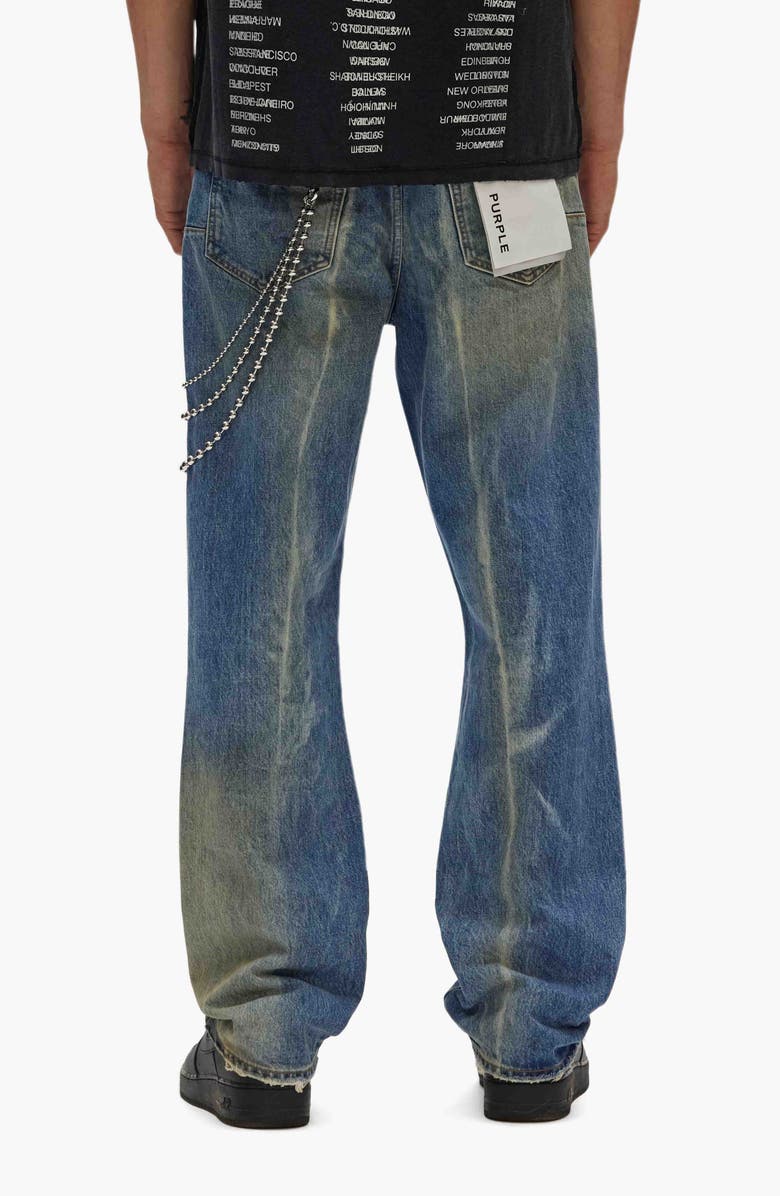 PURPLE BRAND Gaia Blowout Distressed Jeans, Alternate, color, Mid Indigo