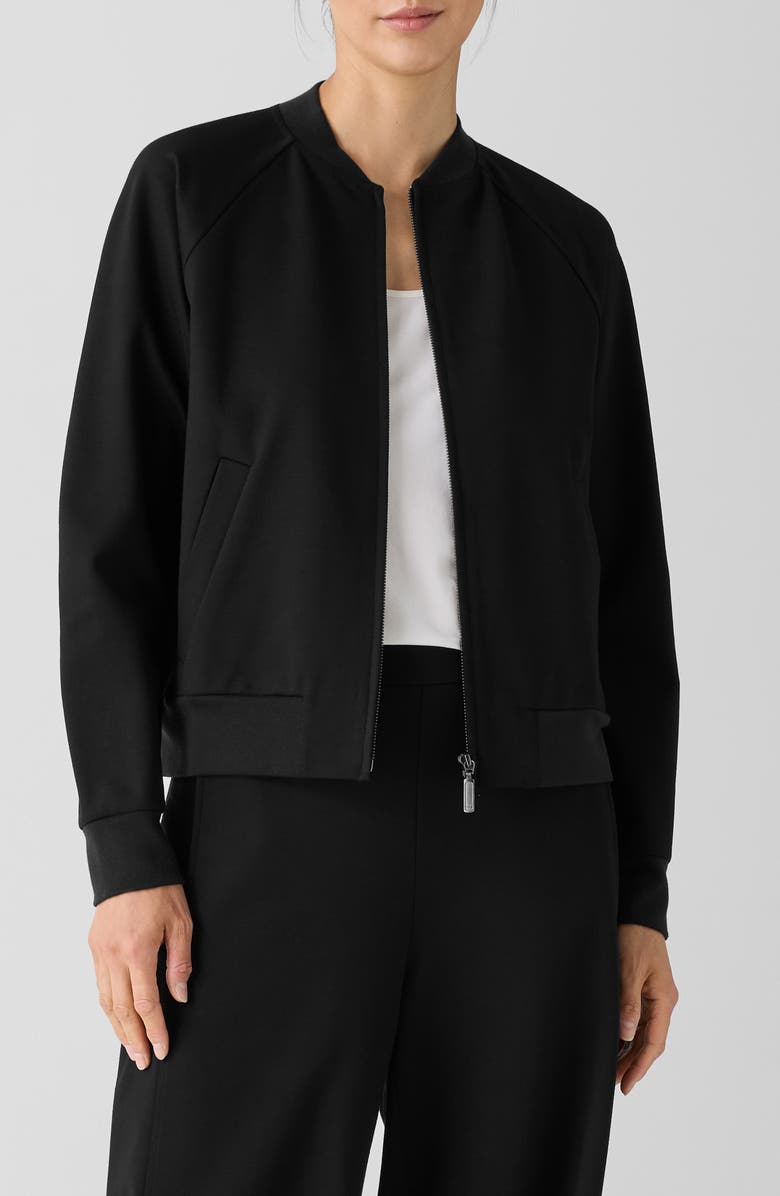 Eileen Fisher Stand Collar Jacket, Main, color, 