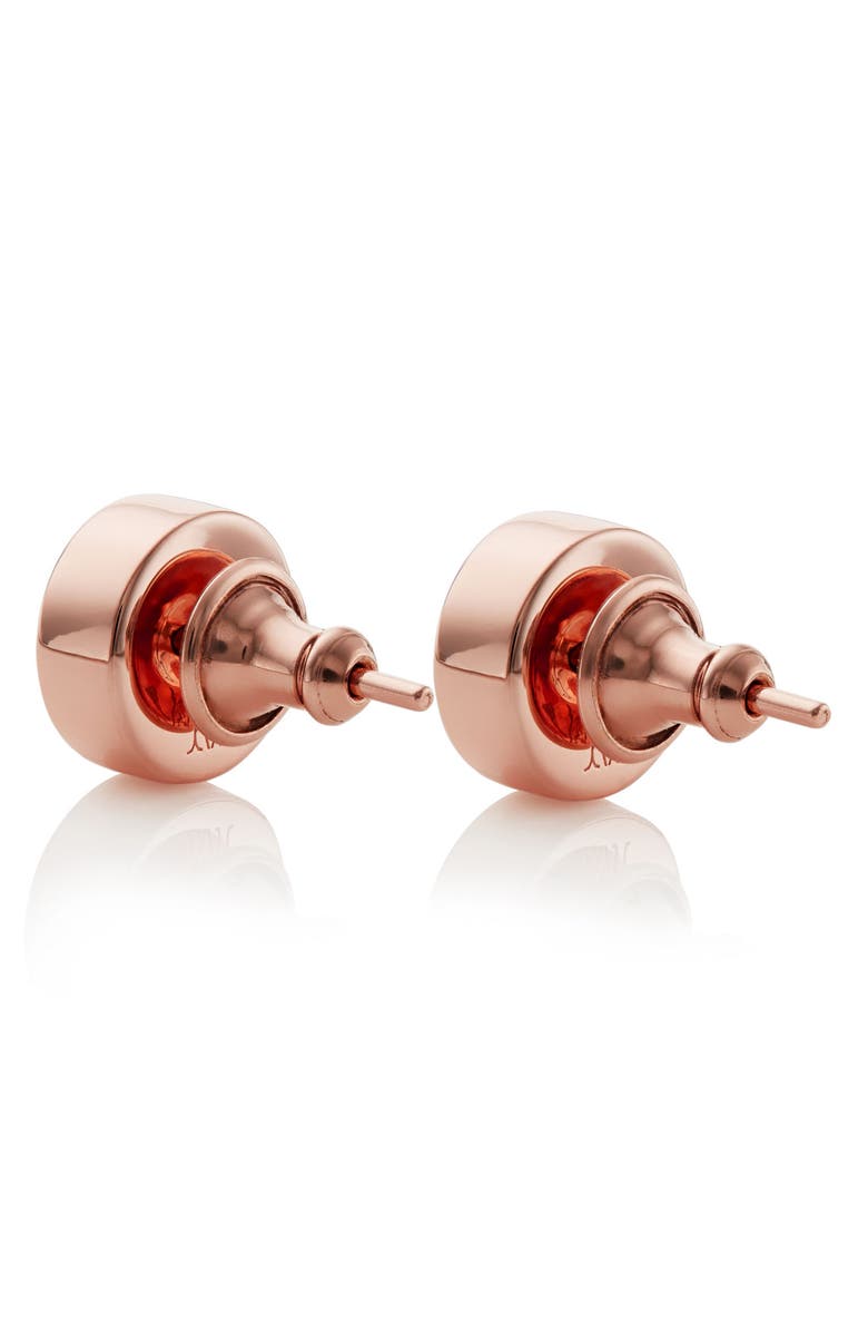 Monica Vinader Evil Eye Stud Diamond Earrings, Alternate, color, 