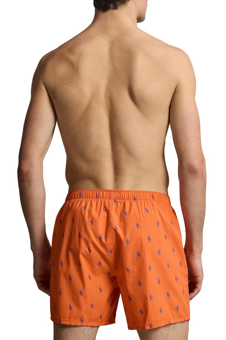 Woven Cotton Boxers, Alternate, color, SPRING MELON