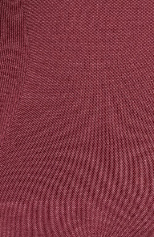 Pinsy Butter Sculpt Short Sleeve Bodysuit In Dark Cherry