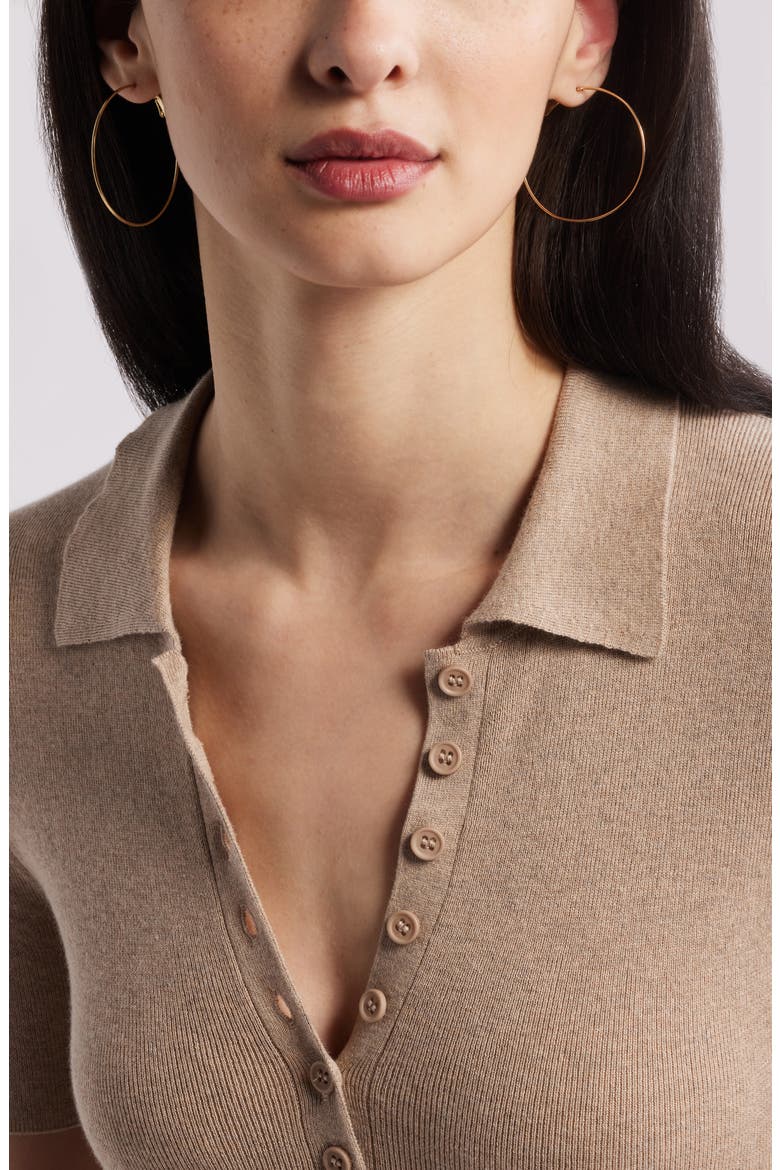 Thin Hoop Earrings, Alternate, color, GOLD