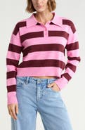 Vigoss Striped Polo Sweater