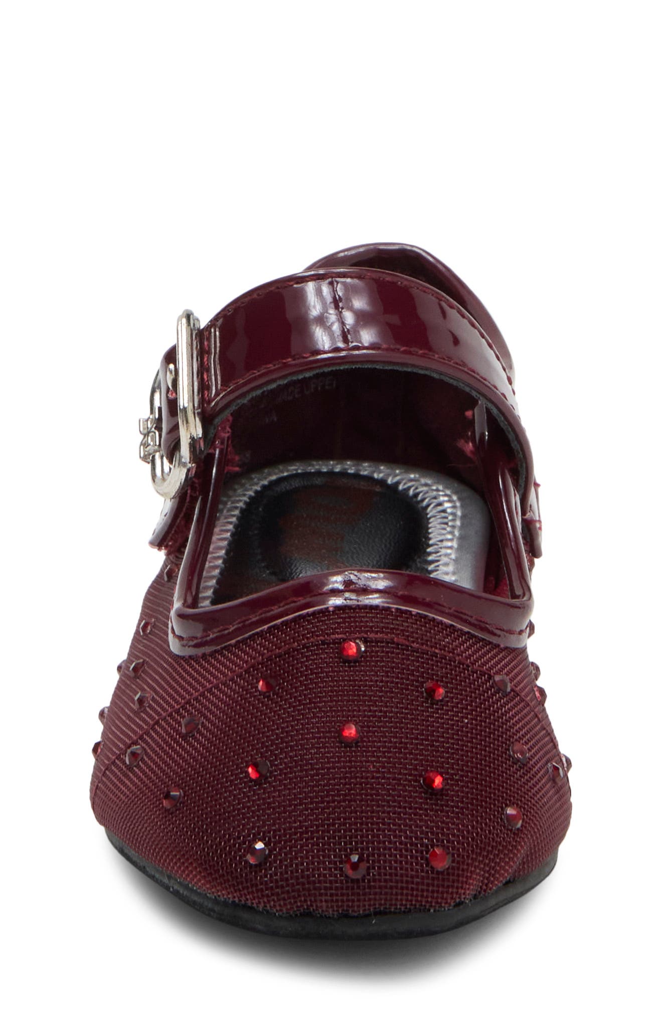 Kids' Maeve Shine Mary Jane Flat, Alternate, color, MAROON