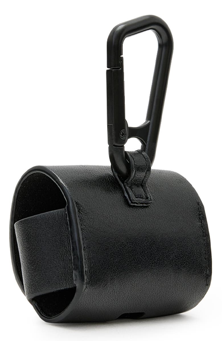 AllSaints Orlando Leather Airpod Case, Alternate, color, 
