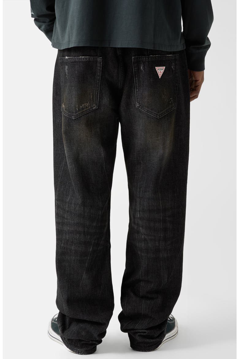 Relaxed Straight Leg Jeans, Alternate, color, GSSH-OXFORD BLACK
