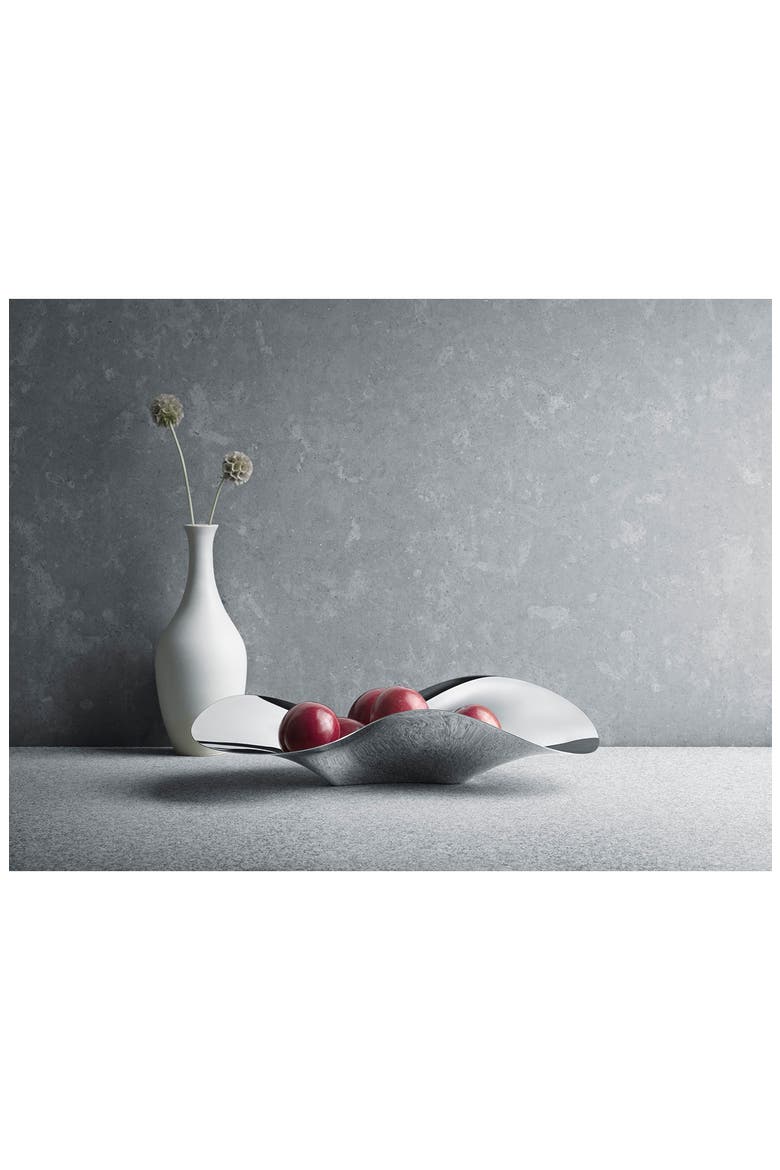 Indulgence Strawberry Bowl, Alternate, color, SILVER