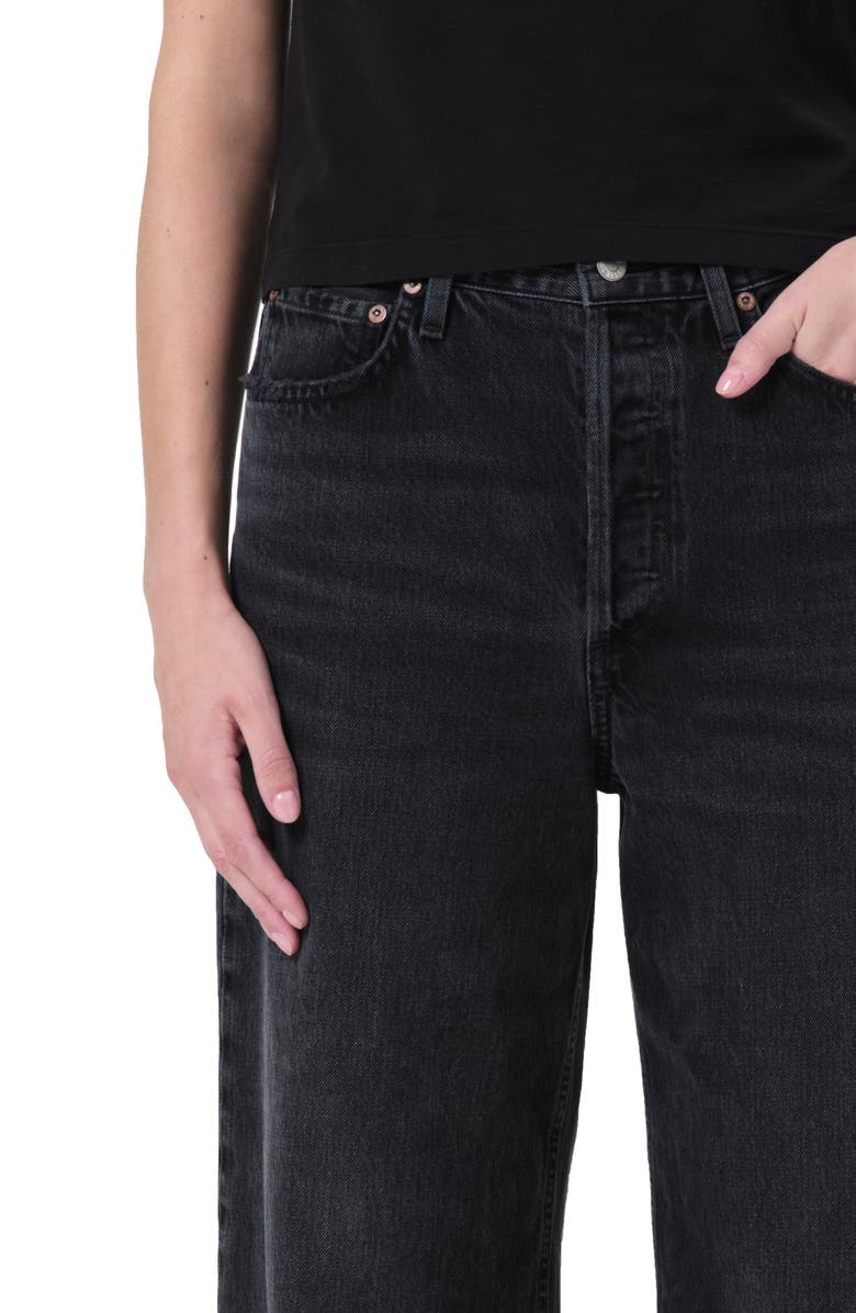 AGOLDE Dame High Waist Wide Leg Organic Cotton Jeans, Alternate, color,