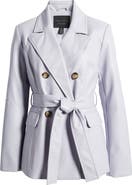 Sanctuary Belted Faux Leather Blazer