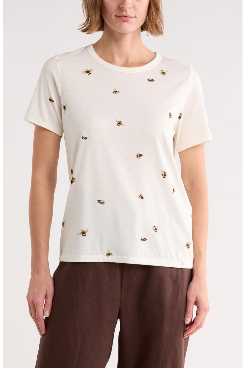 Bumblebee Graphic T-Shirt, Main, color, WHITE MULTI