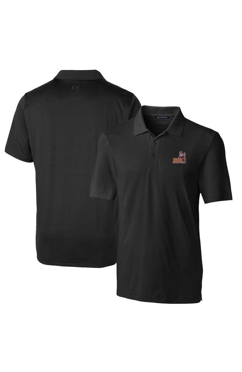 Cutter & Buck Men's Cutter & Buck Black Arizona State Sun Devils Logo Big & Tall Forge Stretch Polo, Main, color, 