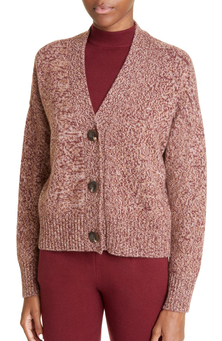 Monrow Marled Oversize Cardigan, Alternate, color, 