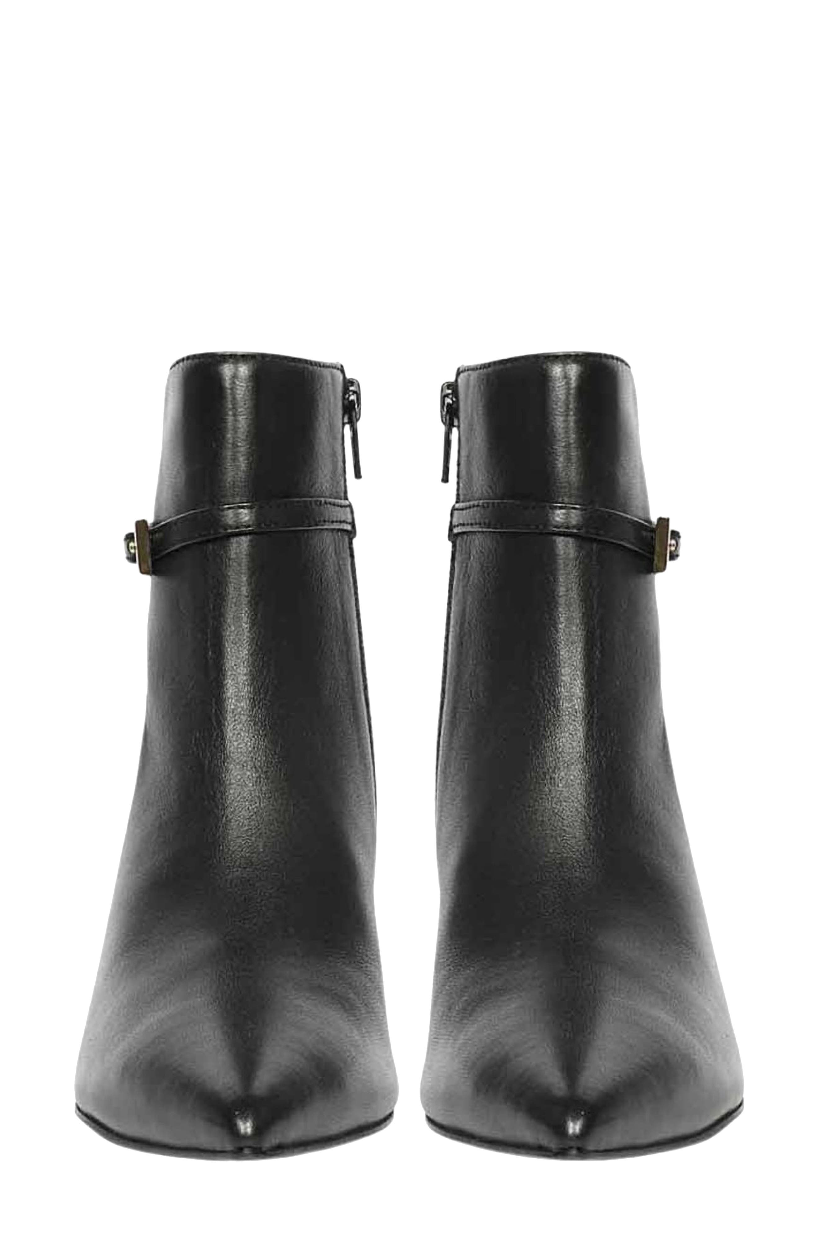 SAINT G Pera Pointed Toe Bootie, Alternate, color, Black