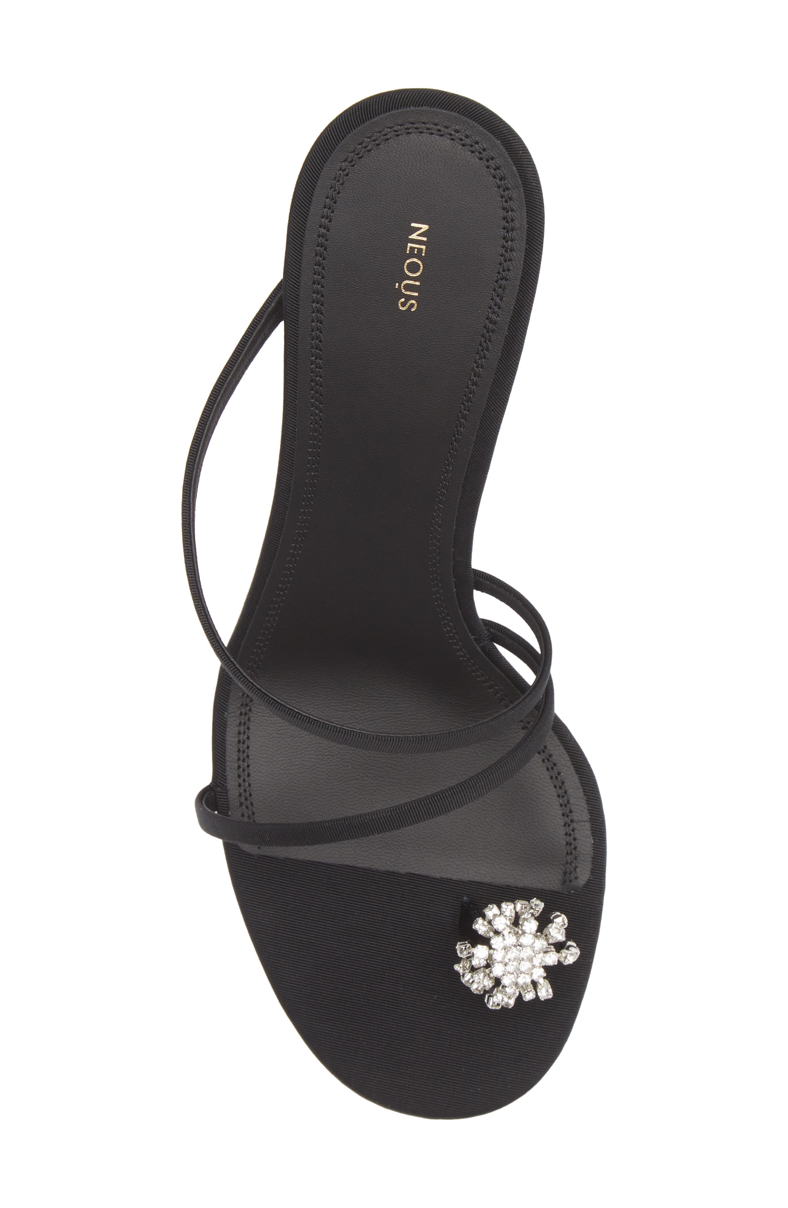 NEOUS Crystal Embellished Toe Loop Sandal, Alternate, color, 