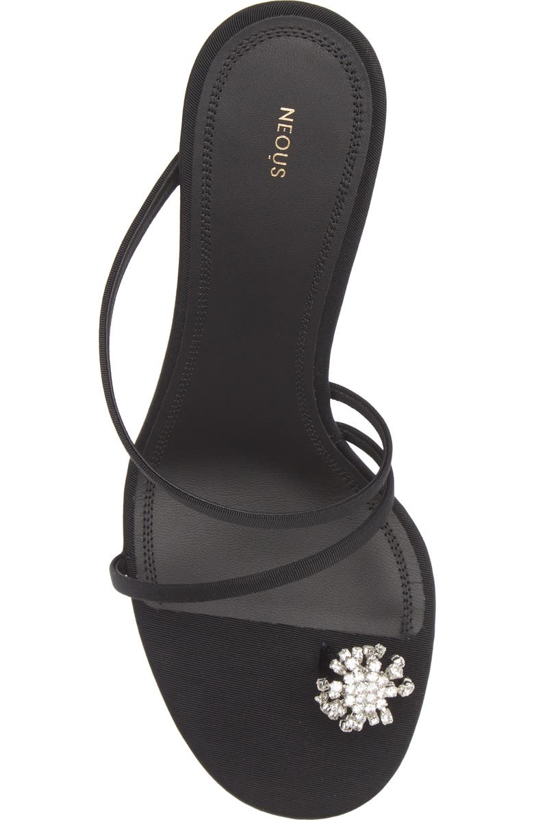 NEOUS Crystal Embellished Toe Loop Sandal, Alternate, color,