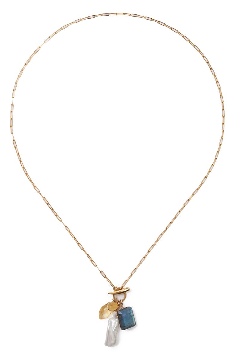 Chan Luu Labroadorite Mix Voyage Necklace, Alternate, color, Labradorite Mix