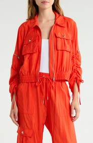 Cinq à Sept Genevive Ruched Sleeve Jacket