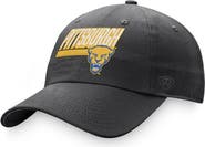 TOP OF THE WORLD Men's Top of the World Charcoal Pitt Panthers Slice Adjustable Hat