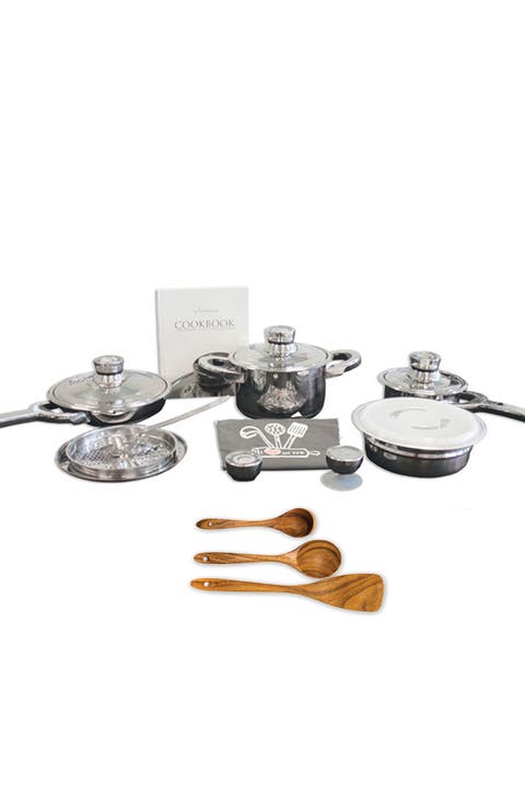 TFK 15-Piece Stainless Steel Cookware Set