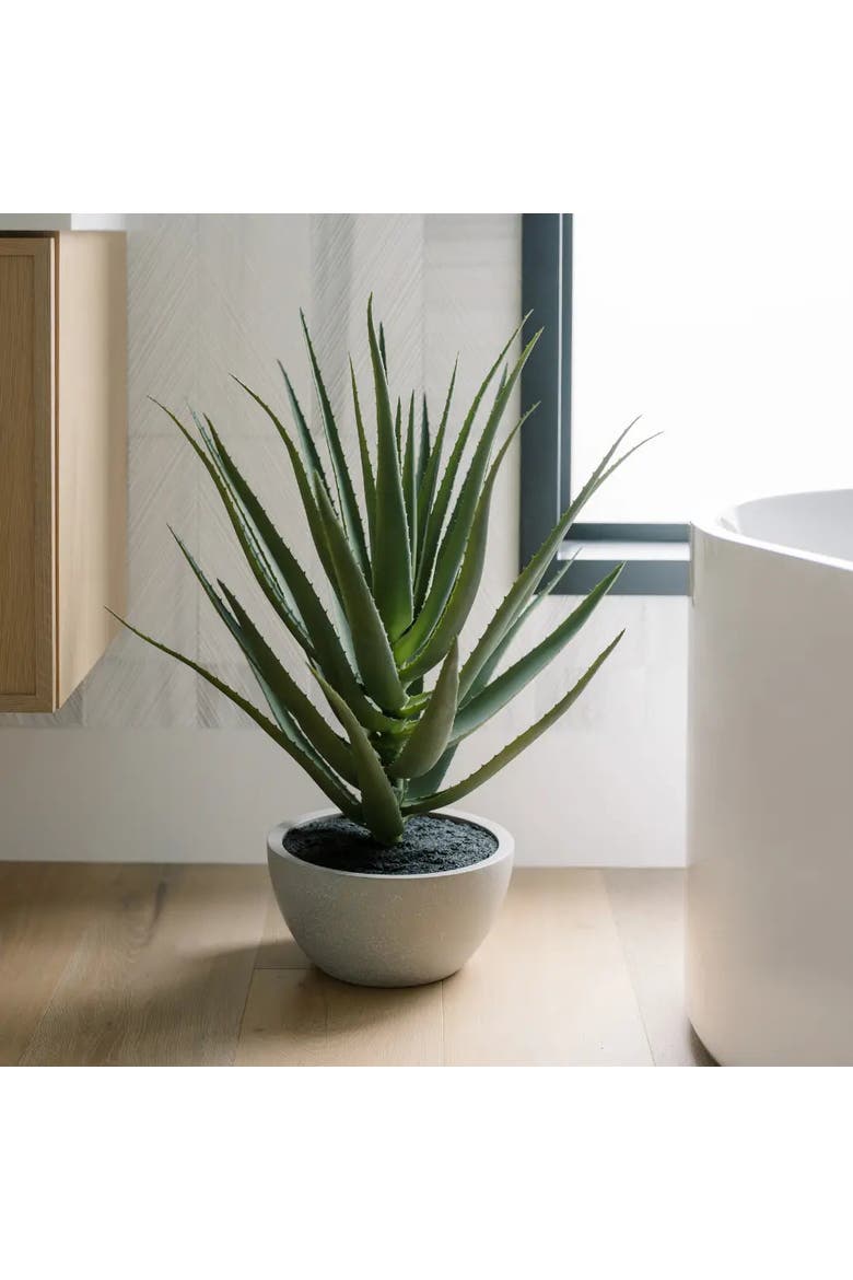 31.5" Artificial Agave Plant, Alternate, color, Green