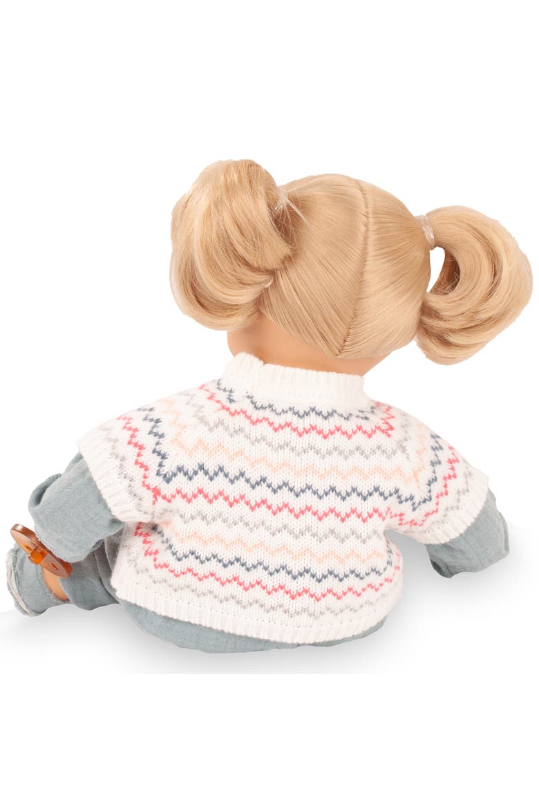 Muffin Zig Zag - 13" Doll, Chevron Knit Sweater Shirt, Kids 3+, Alternate, color, Multicolored