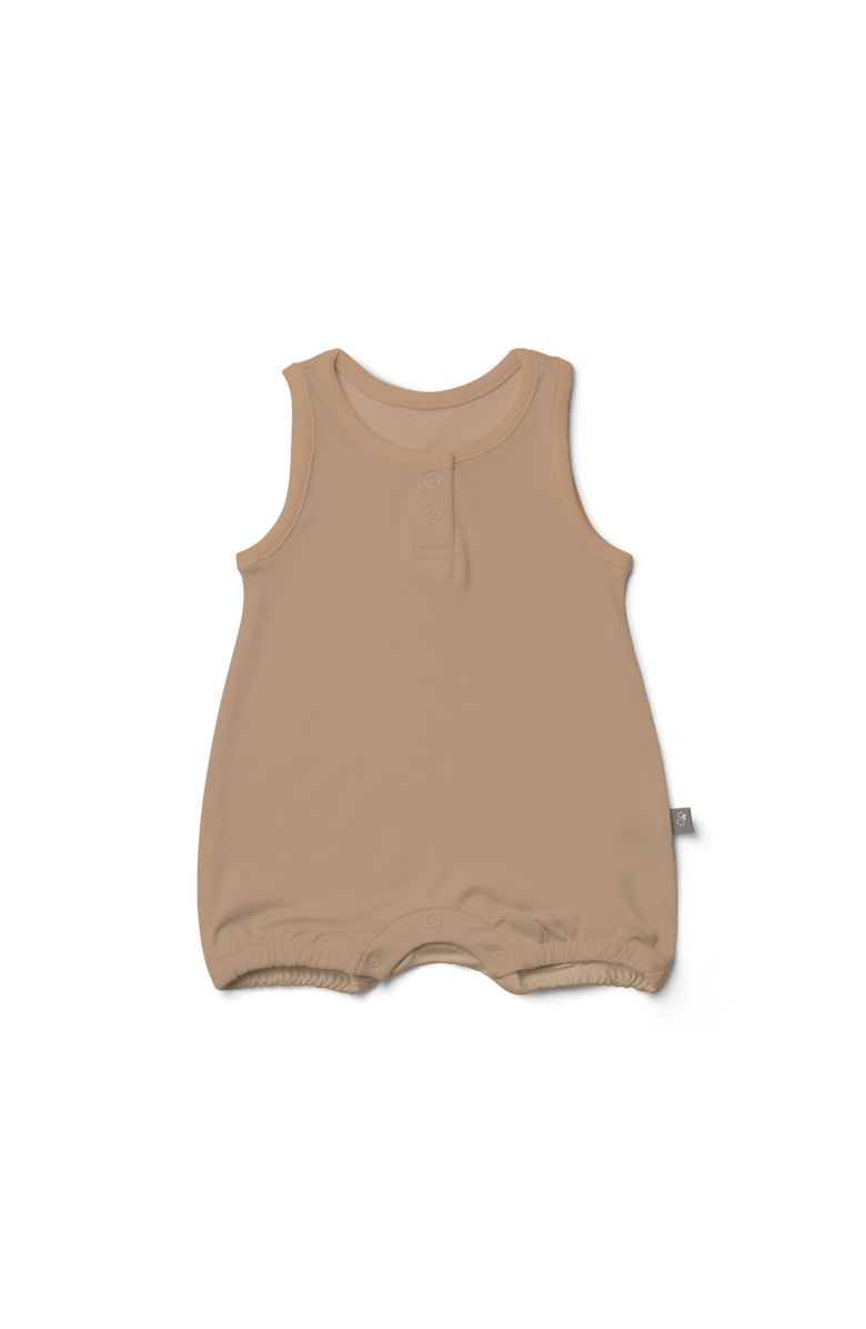 goumikids Quick Change Romper, Main, color, Sandstone