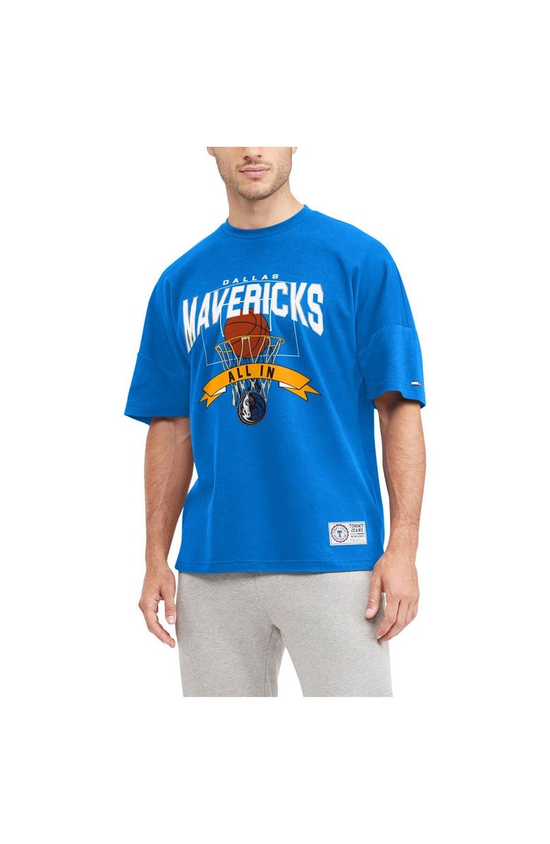 TOMMY JEANS Men's Tommy Jeans Blue Dallas Mavericks Tim Backboard T-Shirt, Main, color, Blue