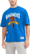 TOMMY JEANS Men's Tommy Jeans Blue Dallas Mavericks Tim Backboard T-Shirt