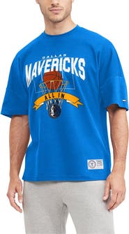 TOMMY JEANS Men's Tommy Jeans Blue Dallas Mavericks Tim Backboard T-Shirt