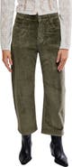 Free People Deep Trance Corduroy Wide Leg Ankle Pants