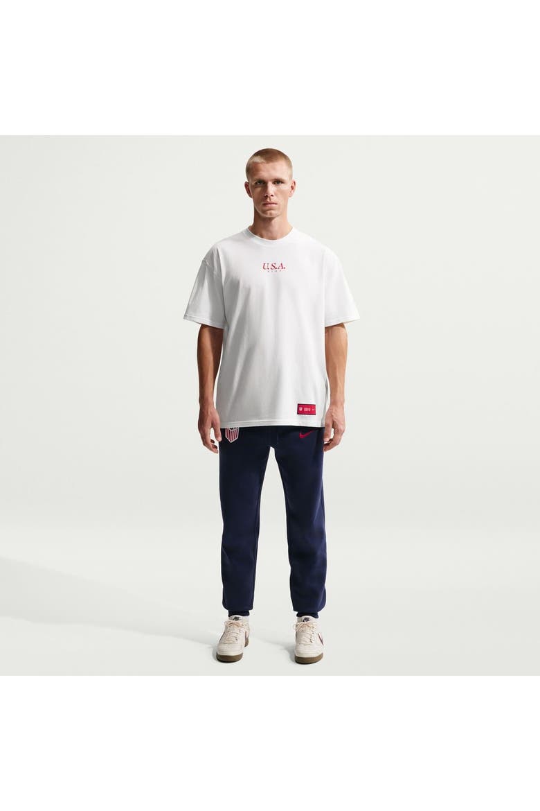 Men's Nike White USMNT Flag T-Shirt, Main, color, White