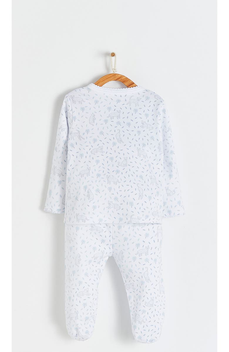 Babycottons Premium Peruvian Pima Cotton Tiggy Kimono & Pants Set for Infant, Alternate, color, Printed