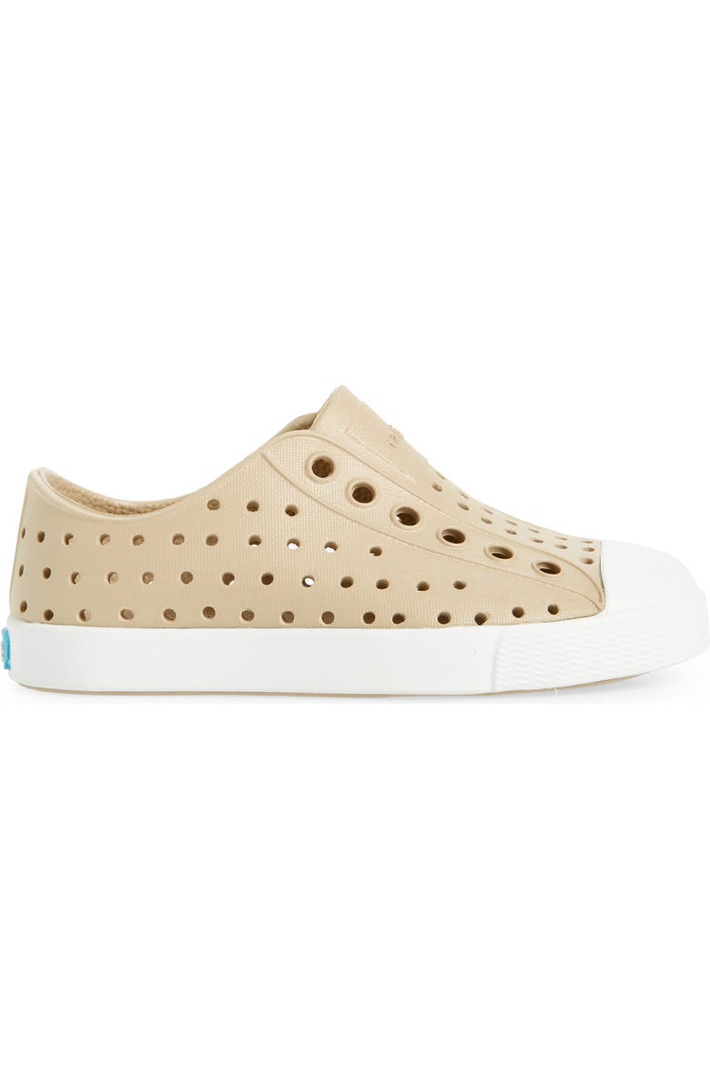 Native Shoes Kids' Jefferson Water Friendly Slip-On Sneaker, Alternate, color, Tan/ Shell White