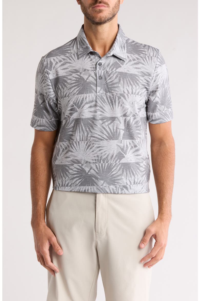 Sign Here No Logo Golf Polo, Main, color, HEATHER LIGHT GREY