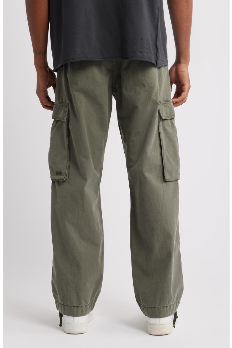 Fugitive Forest Camo Stretch Cotton Cargo Pants, Alternate, color, GREEN