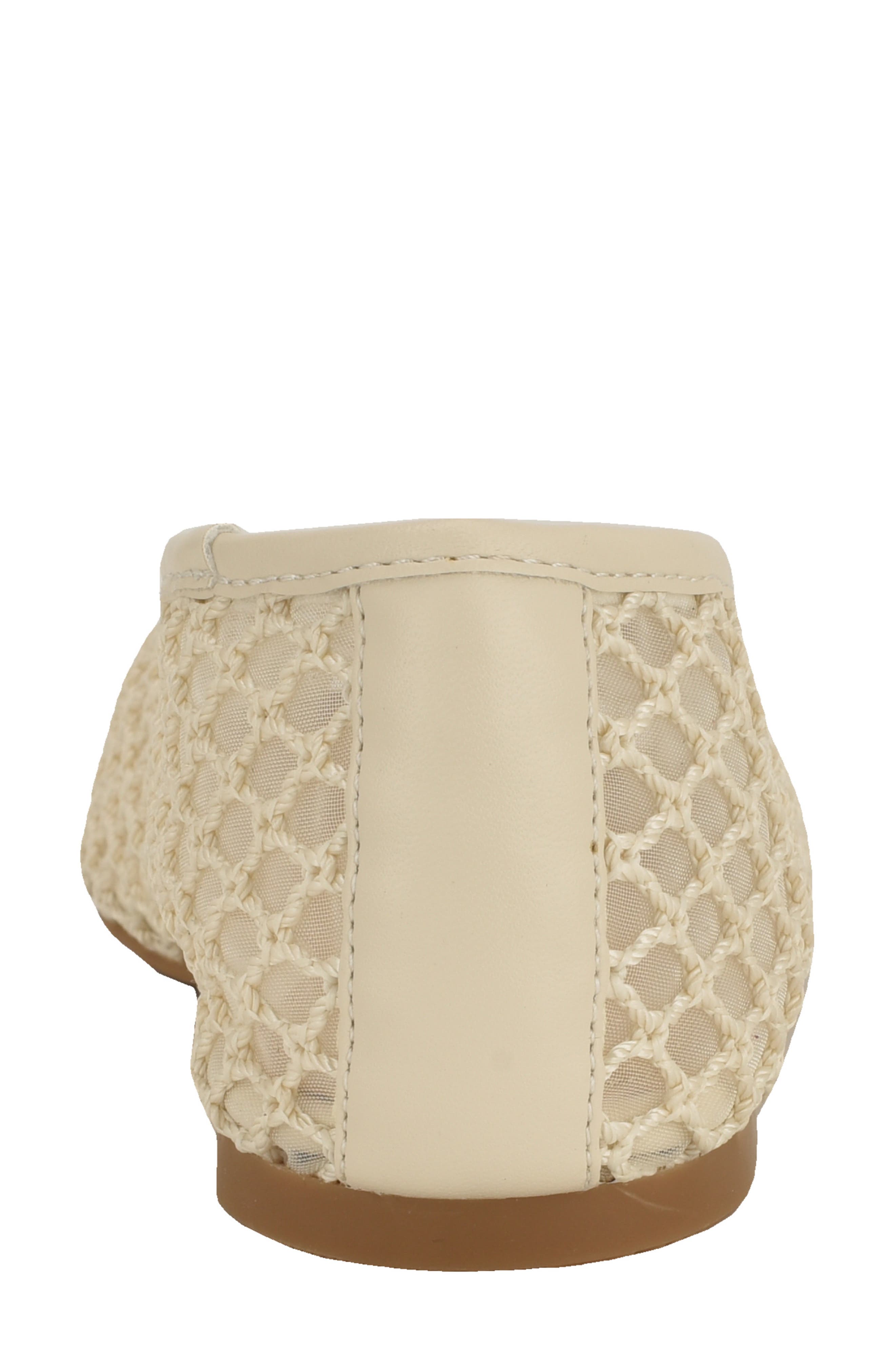 Delicate Mesh Ballet Flat, Alternate, color, IVORY
