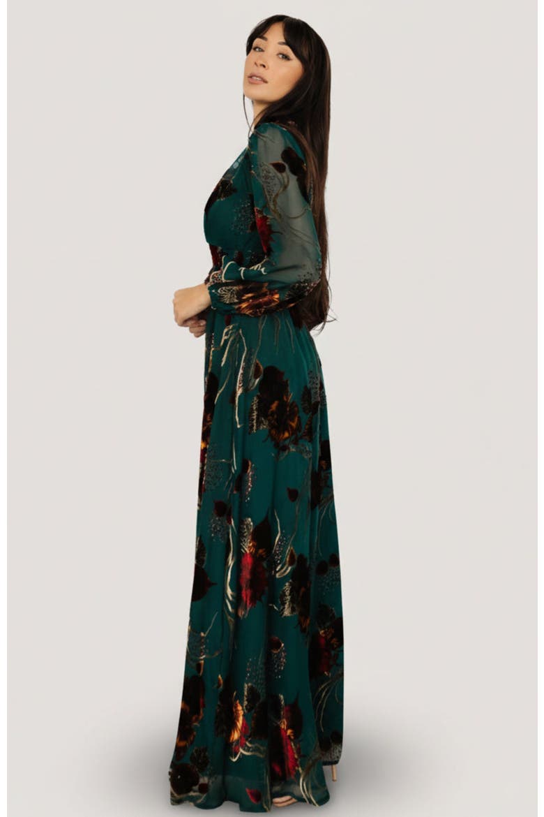 Mikla Maxi Dress, Alternate, color, Jade Multi