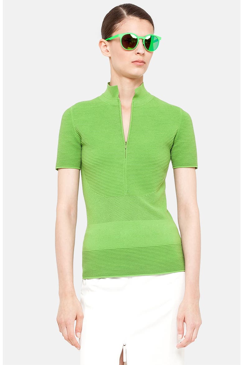 Textured Wool Knit Top, Main, color, LAWN