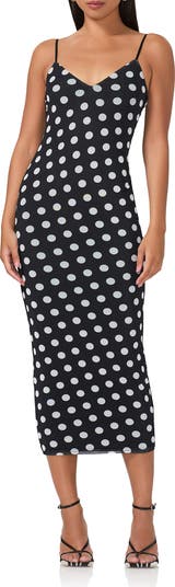 Amina Mesh Midi Slipdress