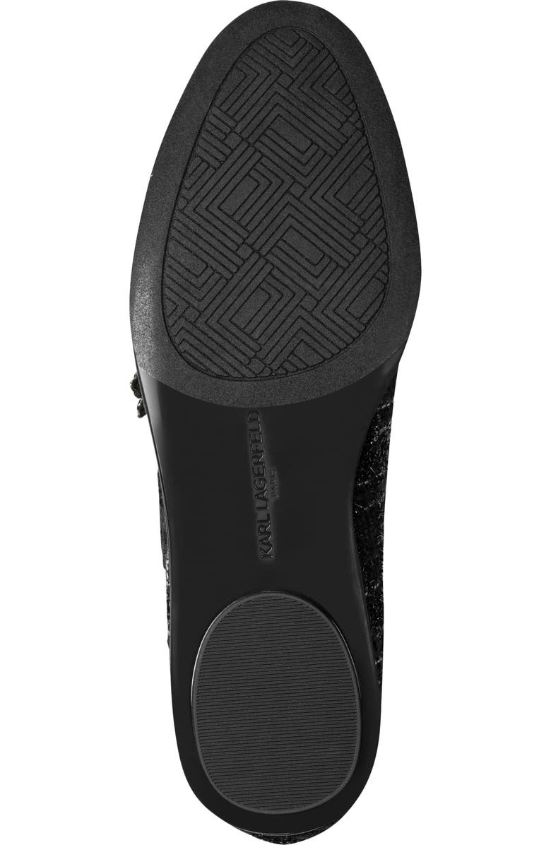 KARL LAGERFELD PARIS Vadelle Tweed Ballet Flat, Alternate, color,