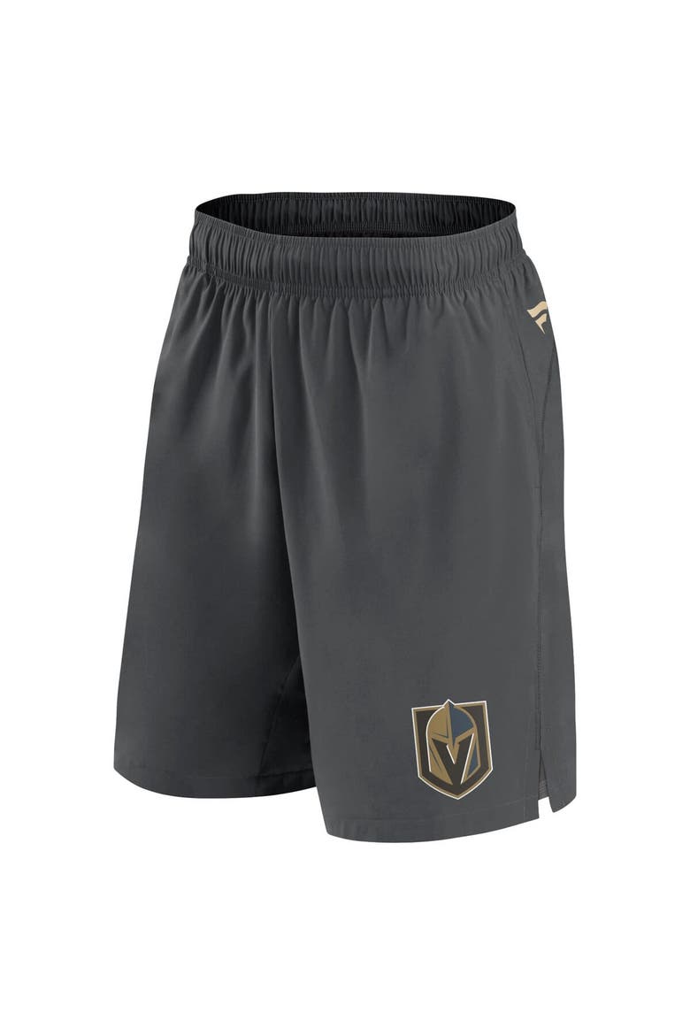 Men's Fanatics Branded  Gray Vegas Golden Knights Authentic Pro Tech Shorts, Alternate, color, Charcoal