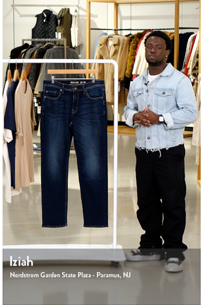 Athletic Fit Stretch Jeans (Nordstrom Exclusive) video