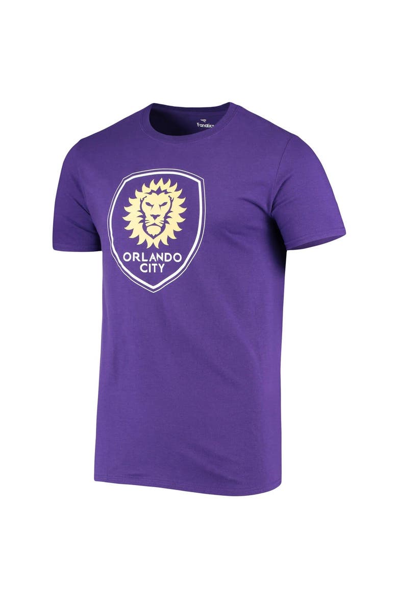 Men's Fanatics Branded Chris Mueller Purple Orlando City SC Authentic Stack T-Shirt, Alternate, color, Purple