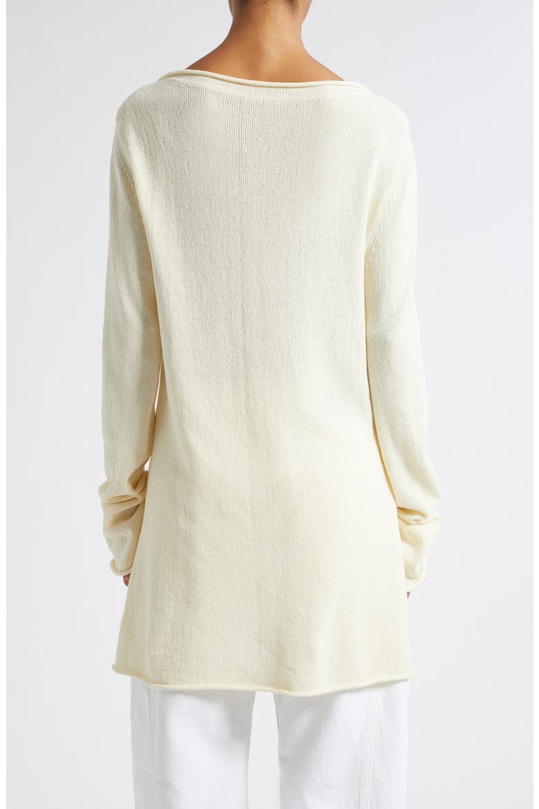 Yasmin Cotton Blend Tunic Top, Alternate, color, ALMOND