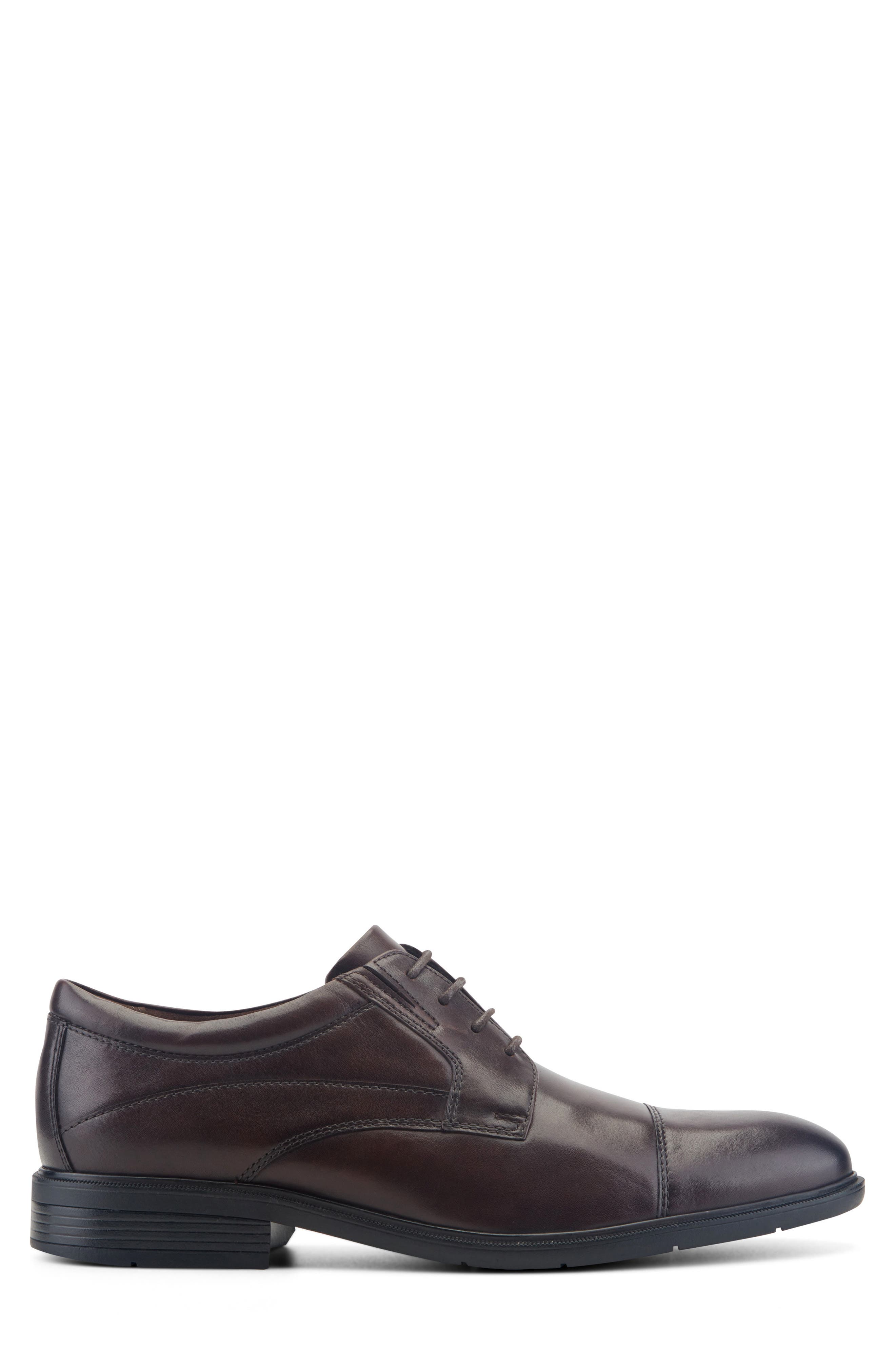Orson Leather Derby, Alternate, color, DARK BROWN LEATHER