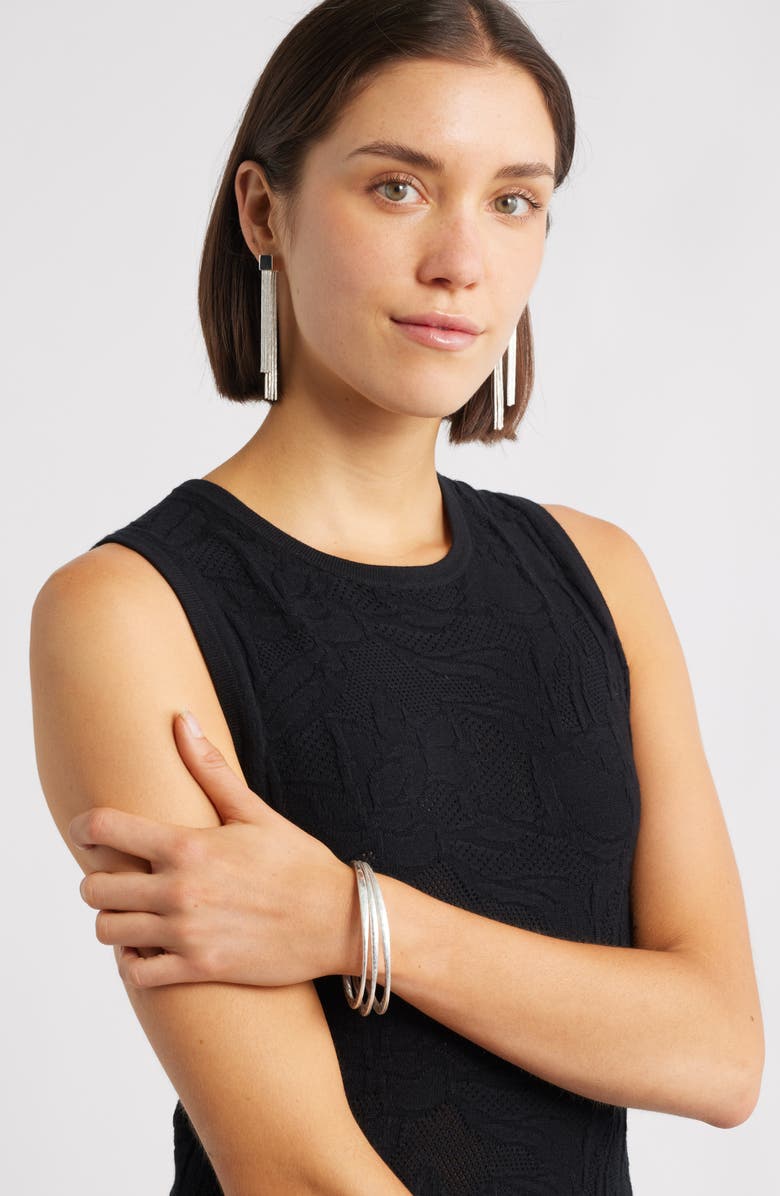 Nordstrom Chain Fringe Front/Back Earrings, Alternate, color,