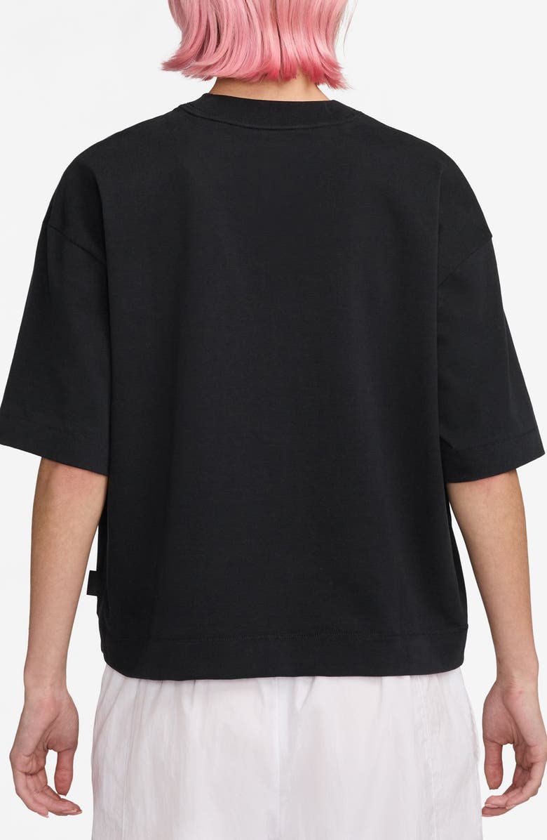 Nike Boxy Midweight Cotton T-Shirt, Alternate, color, Black