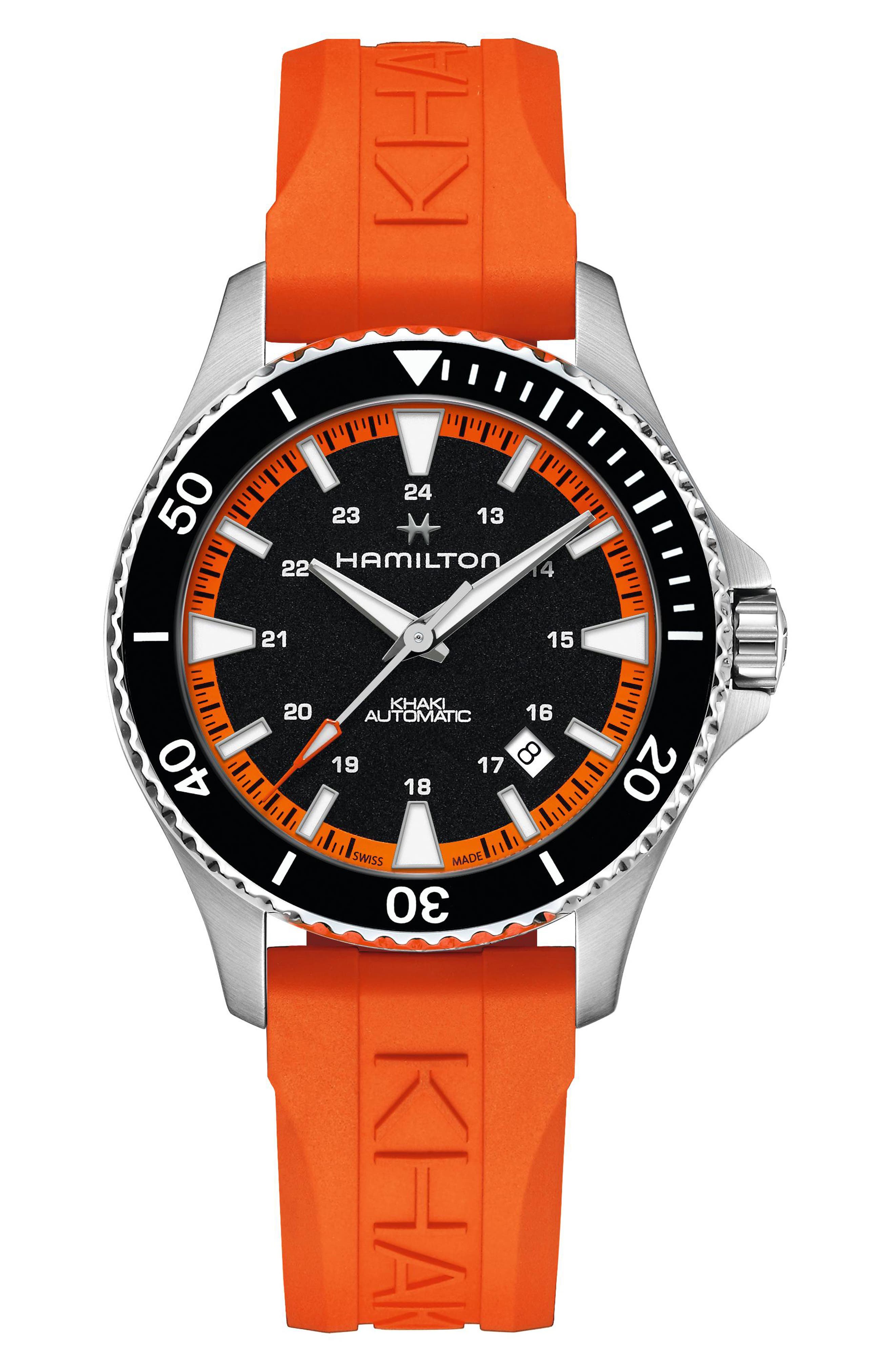 selected BLACK/ ORANGE