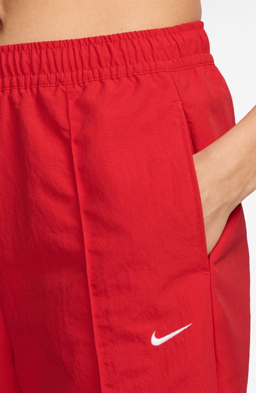 Nike Sportswear Windrunner Pants In University Red/white