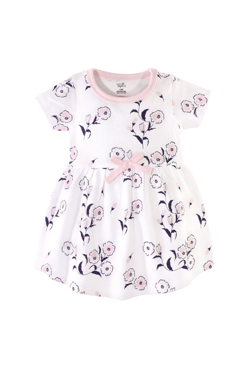 Organic Cotton Dresses Featuring Both Short and Long Sleeves, Alternate, color, Wild Flowers